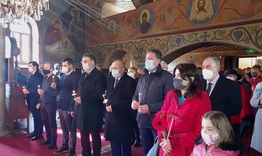 За 3 март отслужиха молитва в "Свето Възнесение Господне"