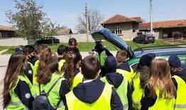 Урок по безопасност с ученици от Смядово 