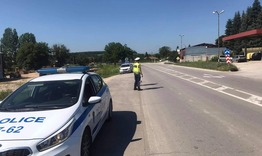 Полицейска акция за контрол на движението на мотоциклети