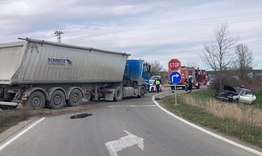 Катастрофа със загинал на разклона за село Мараш 