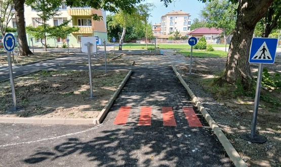 Изградиха нова площадка по безопасност на движението в Нови пазар