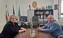 Областният управител Катя Иванова се срещна с кмета на община Велики Преслав
