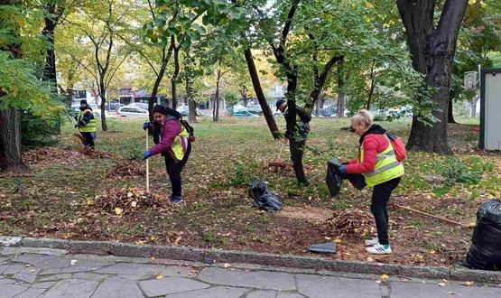 Почистват речното корито при „Лъвчето“ и премахват сухи дървета в Шумен
