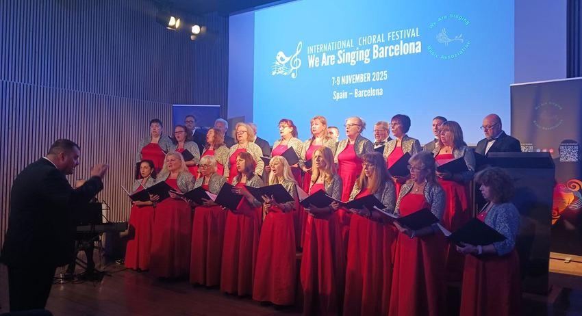 Хор „Родни звуци“ се завърна от Барселона с нови покани за участие в музикални форуми