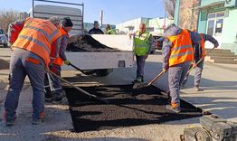 Община Шумен демонстрира модификатор за студена смес за запълване на улични дупки