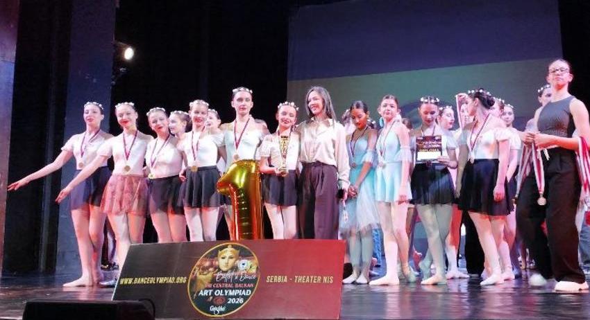 Балетната школа към ЦПЛР-ОДК „Анастас Стоянов” триумфира с Гран При на международна олимпиада в Сърбия