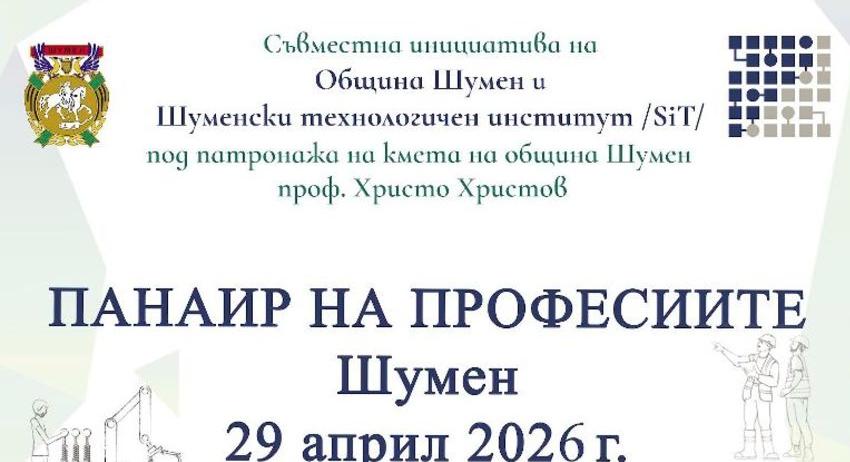 За втора година в Шумен ще се проведе „Панаир на професиите“