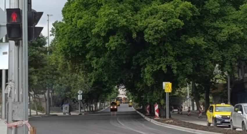 Временна организация на движението по бул. „Симеон Велики“