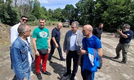 Започва подготовката на терена на бившия Тежък полк за парк