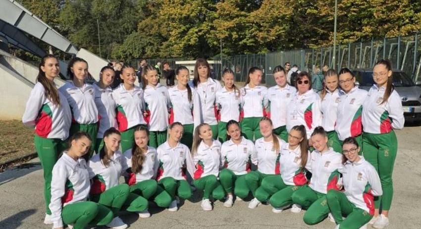 Мажоретките от Спортен клуб „Ритмика“ представят България на Европейското първенство
